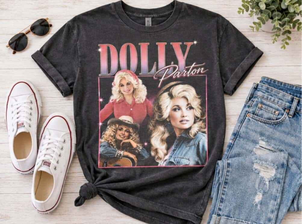 Dolly Parton Vintage Bootleg 90s Styles T-Shirt - Dolly Parton